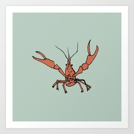 Mr. Crawfish Art Print