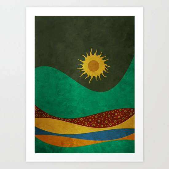 color under the sun (III) Art Print