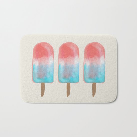 A Colorful Popsicle Bath Mat