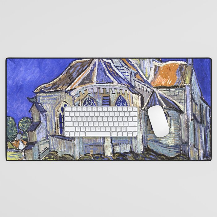 VINCENT VAN GOGH Painting Poster or Canvas Print "The Church in Auvers sur Oise" 