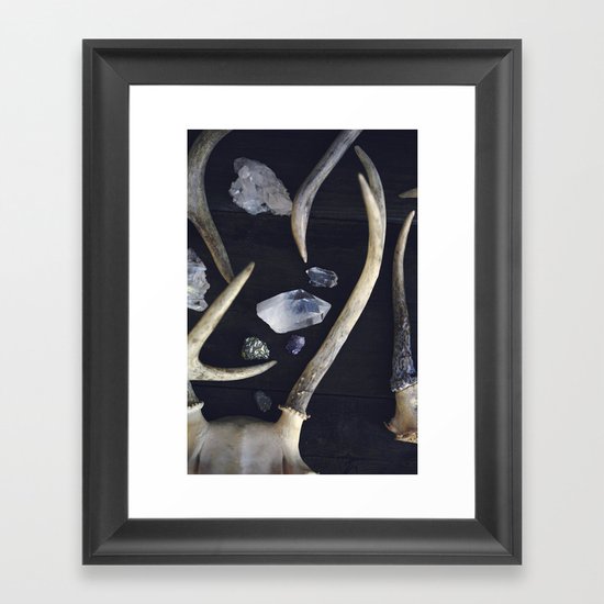 Stag & Stone Framed Art Print