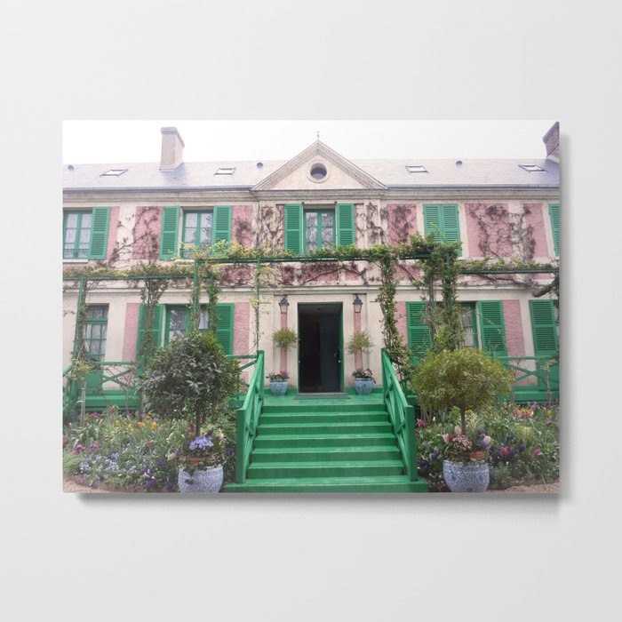 Monet House Metal Print