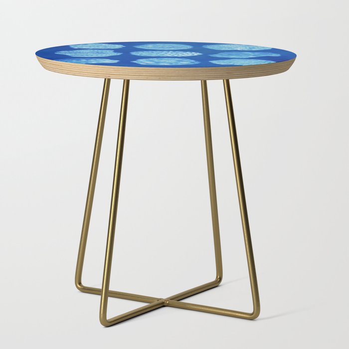 Fossil Corals Cyanotype Collection Side Table