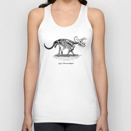 Figure Two: Triceratops Unisex Tank Top