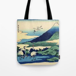 Hokusai -36 views of the Fuji  14 Umezawa in Sagami province Tote Bag