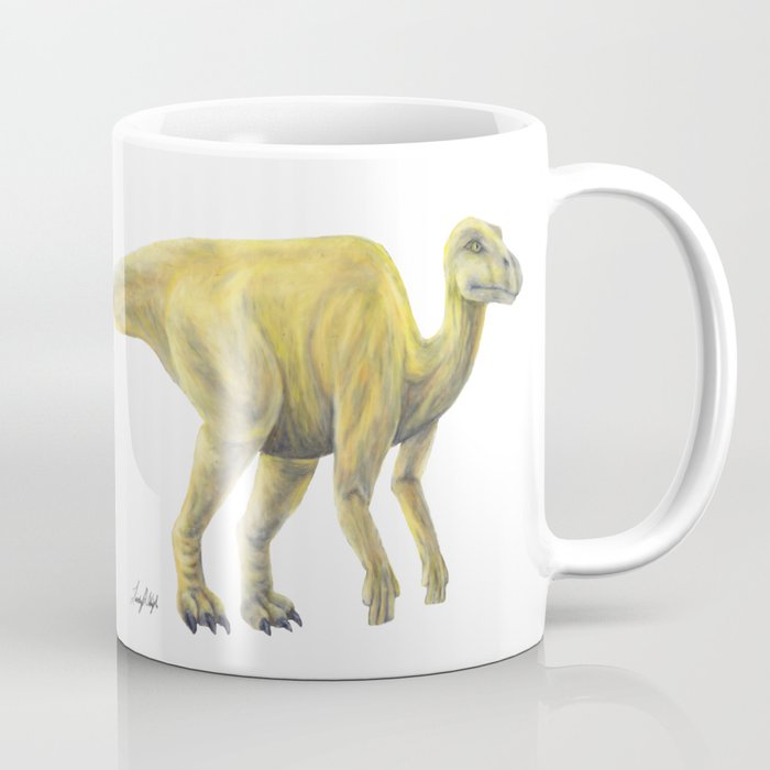 Yellow Hadrosaur Coffee Mug