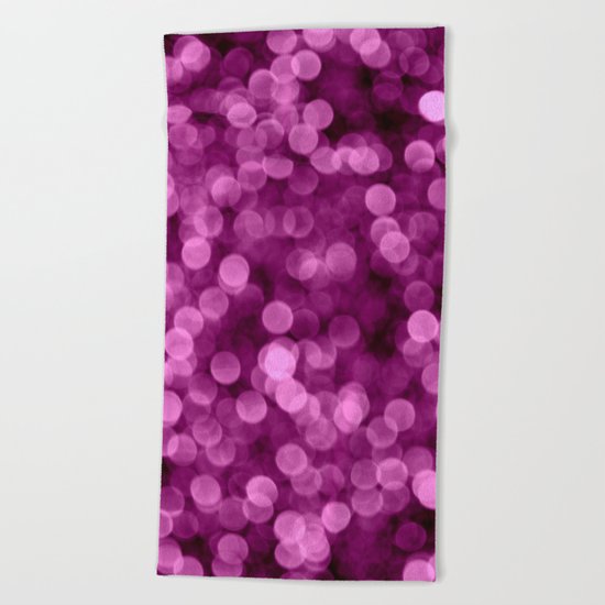 Purple Scrub - JUSTART © Beach Towel