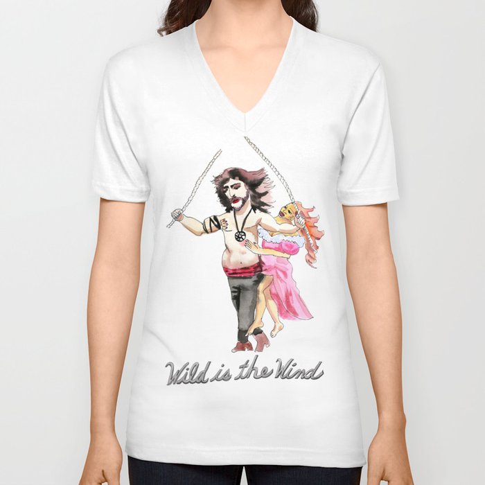 Wild is the Wind V Neck T Shirt