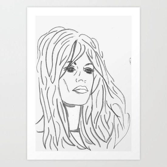 Brigitte Art Print