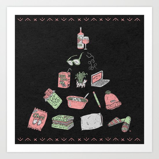 (Staying) Home for the Holidays Art Print