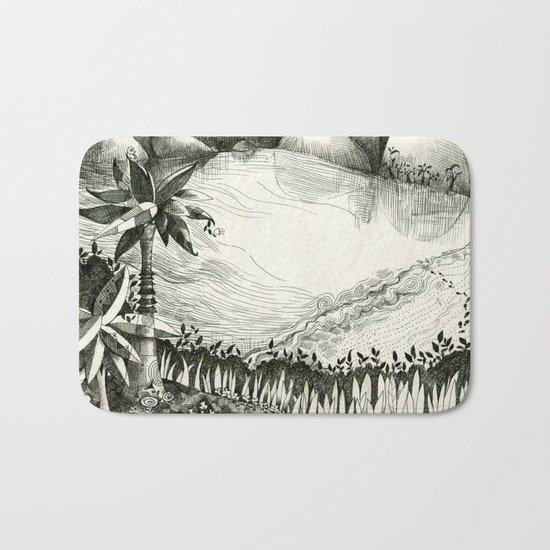 Moon Hunting Bath Mat