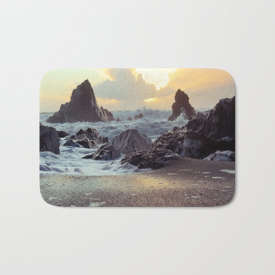 Crashing Waves II Bath Mat