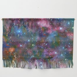 Colorful Universe Nebula Galaxy And Stars Wall Hanging