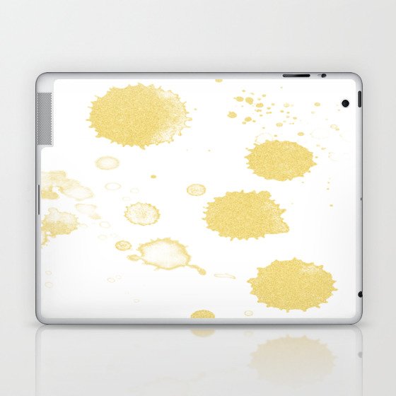 Yellow Watercolor Laptop & iPad Skin