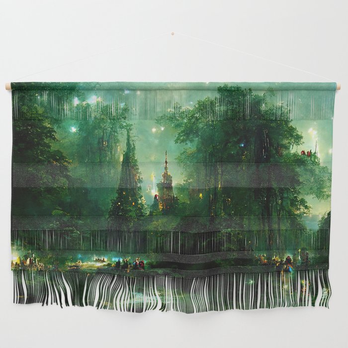 Walking into the forest of Elves Wall Hanging