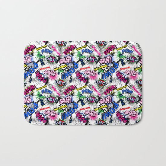 Pop Art Boom!!! Bath Mat