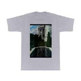 White House Lantern Slide Remastered T Shirt | Usa, Pattern, Pond, America, Vintage, Digital, Whitehouse, Graphicdesign, Palace, Historic 