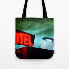 Motel Guests Come From All Over Tote Bag