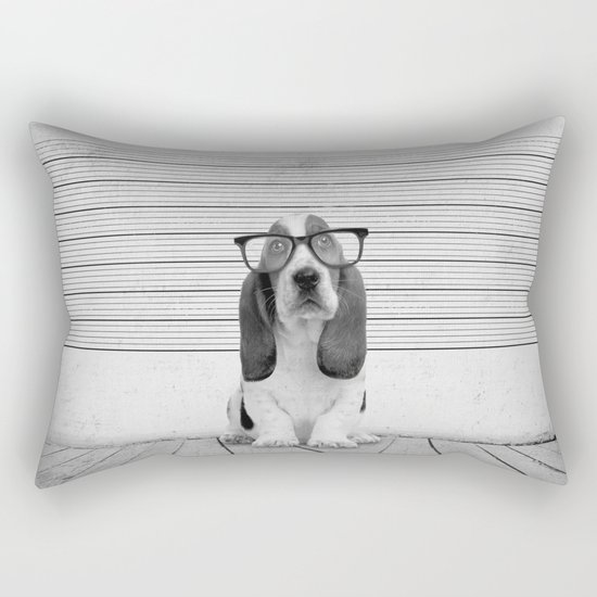 Guilty Puppy Rectangular Pillow