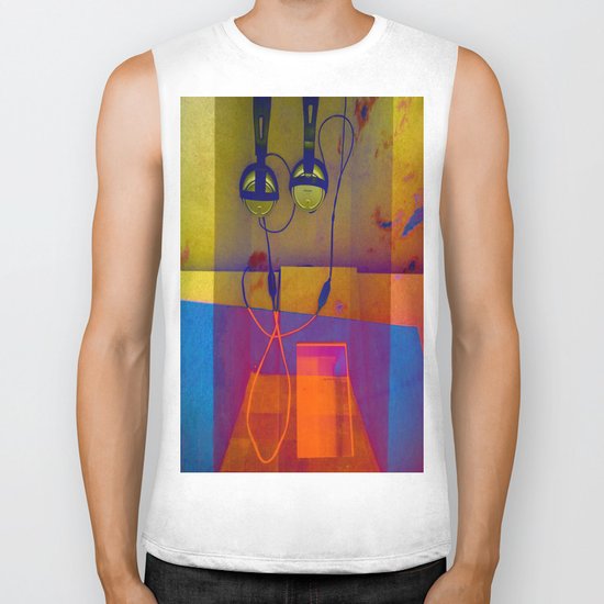 HEADPHONES Biker Tank
