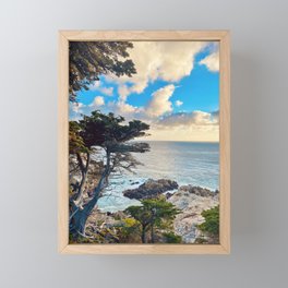 California Coastline Pebble Beach 1 by ValerieAmber @valerieamberch Framed Mini Art Print