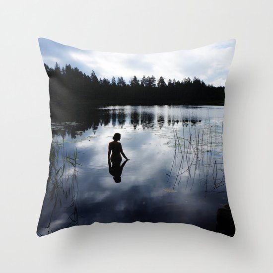 Reflecting Beauty Throw Pillow