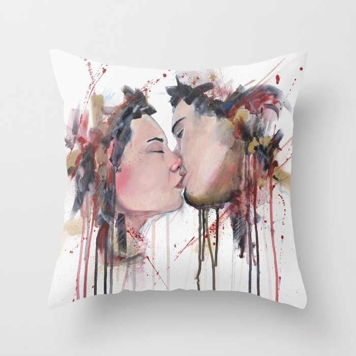 nothing cheesy 2 Throw Pillow