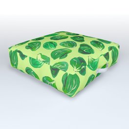 Brussel sprouts pattern for veggie lovers Outdoor Floor Cushion