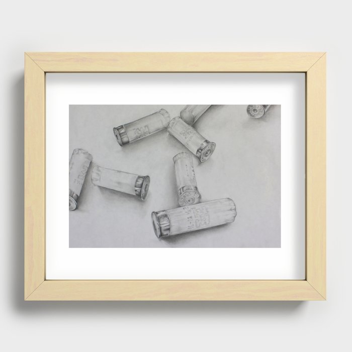 shotgun shells Recessed Framed Print