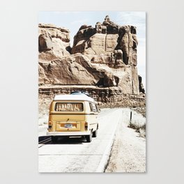 Boho Van Desert Road Trip  Canvas Print