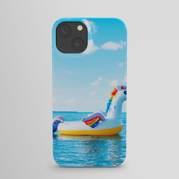 Summer Ocean Unicorn Float iPhone Case