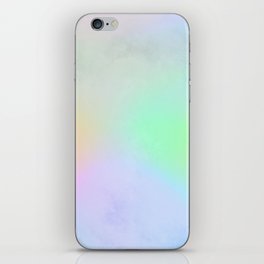 Rainbow watercolor background iPhone Skin