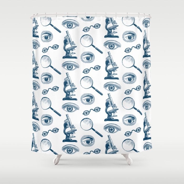 Eye Doctor or Forensic Scientist Shower Curtain