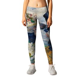 THE INTRIGUE - JAMES ENSOR Leggings | Funny, Comedy, Arthistory, Creepy, Pastel, Makeup, Europe, Scary, Vintage, Masks 
