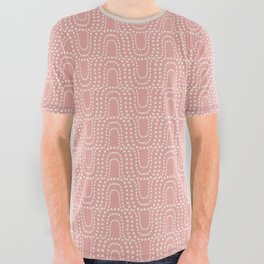 Up Stream (Highland Pink) All Over Graphic Tee