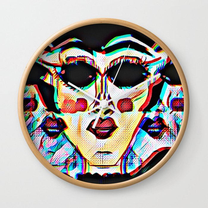 We/They are a Doll Face Queen Wall Clock