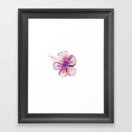 Little Lilac Flower Framed Art Print