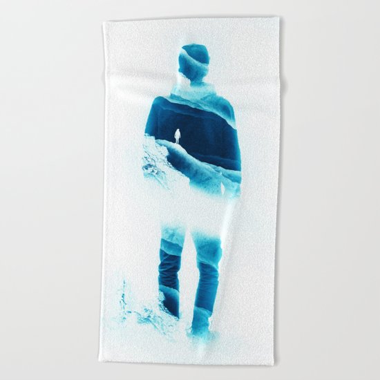 Love Isolation in Teal Beach Towel