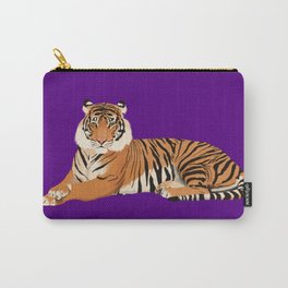 Purple Tiger Carry-All Pouch