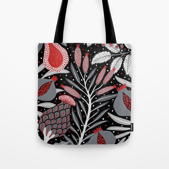 Winter scene with summer fruits Tote Bag
