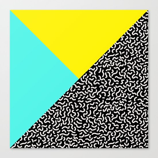 Memphis pattern 27 Canvas Print