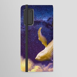 Dream Whale at Night Android Wallet Case
