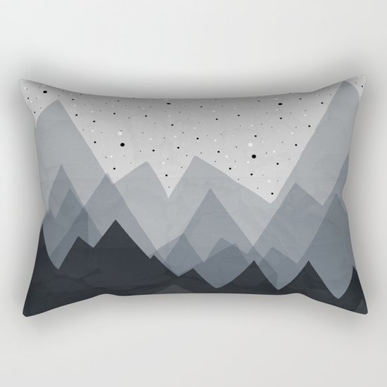 Gold in the mountains Rectangular Pillow