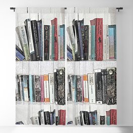 Book shelf love- we are what we read Blackout Curtain