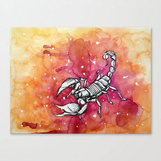 scorpion Canvas Print