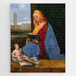 Giorgione "The Virgin and Child with a View of Venice (The Tallard Madonna)" Jigsaw Puzzle