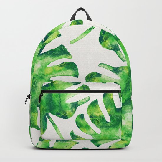 Monstera Leaves Backpack