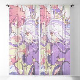 No game no life 21 Sheer Curtain