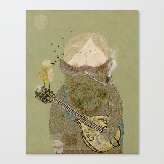 mornings song Canvas Print