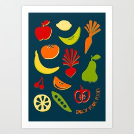 Enjoy your food! Art Print